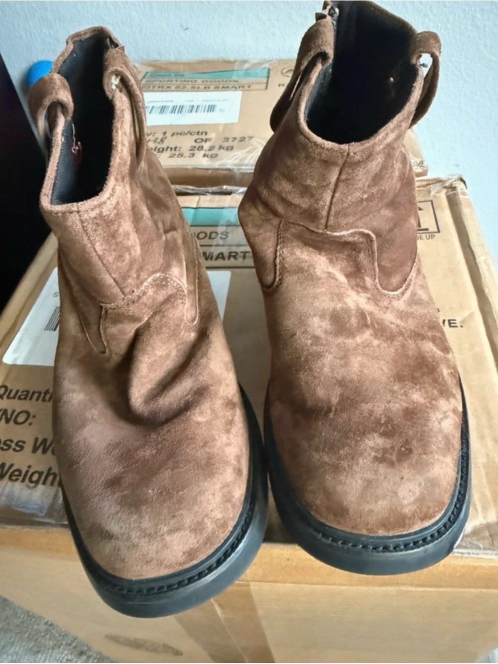 Men's Brown Suede Ankle Boots